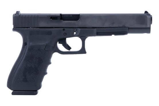 The US-Made Glock 40 Gen 4 MOS is an optic ready 10mm pistol.